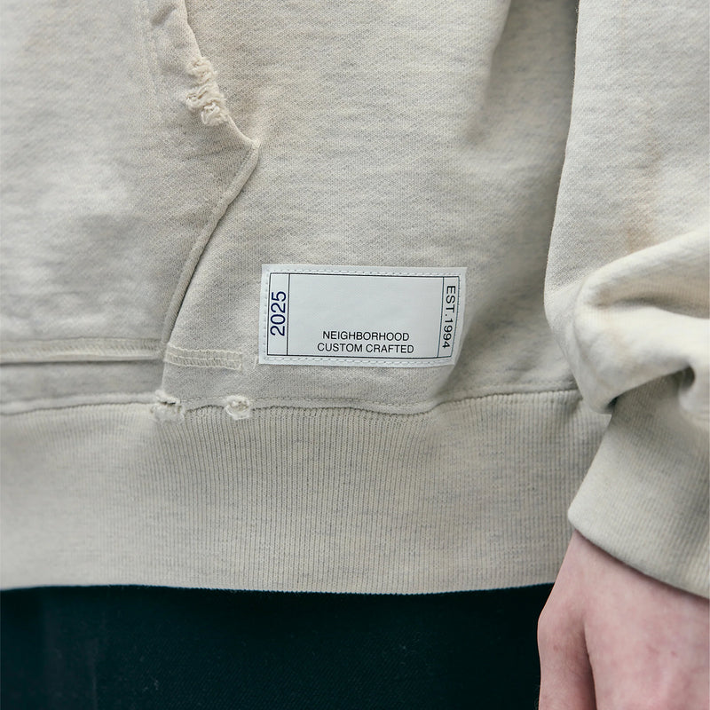 Neighborhood Savage Sweat Hoodie LS (Oatmeal) - August Shop