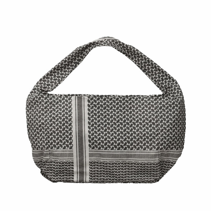 Neighborhood Shemagh Newspaper Bag (Black) - August Shop