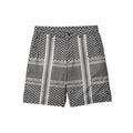 Neighborhood Shemagh Pattern Short Pants (Black) - August Shop