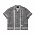 Neighborhood Shemagh Pattern SS Shirt (Black) - August Shop
