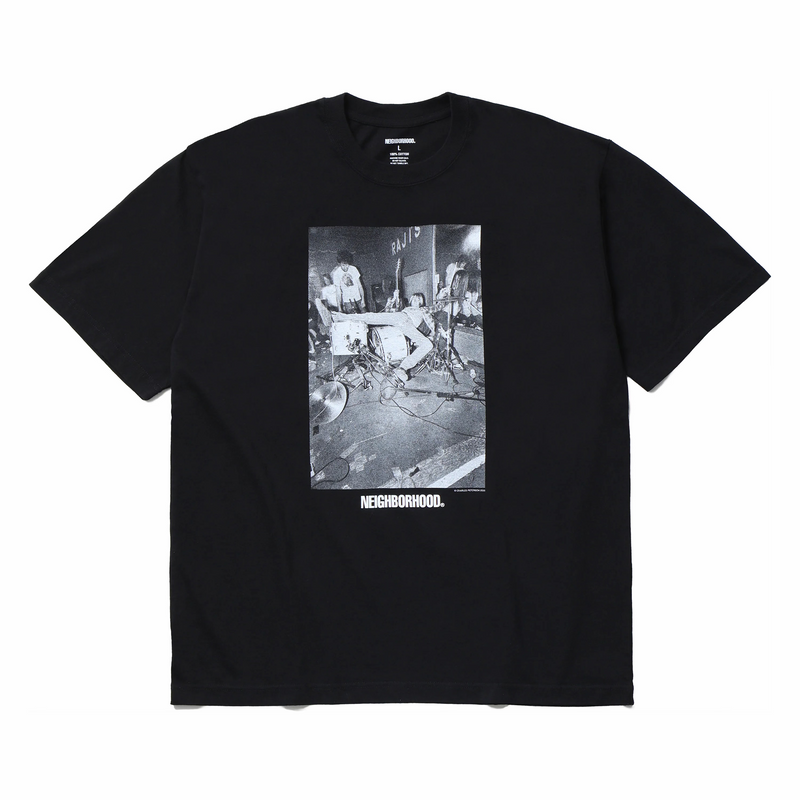 Neighborhood x Charles Peterson . Tee SS-3 (Black) - August Shop