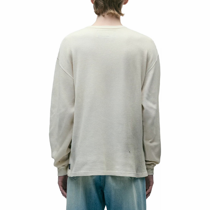 Neighborhood x OOTD . Waffle Fabric Longsleeve Crewneck (White) - August Shop