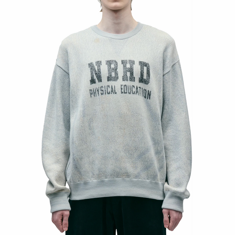 Neighborhood x TOLQ . Sweatshirt Pattern Sweater (Grey) - August Shop
