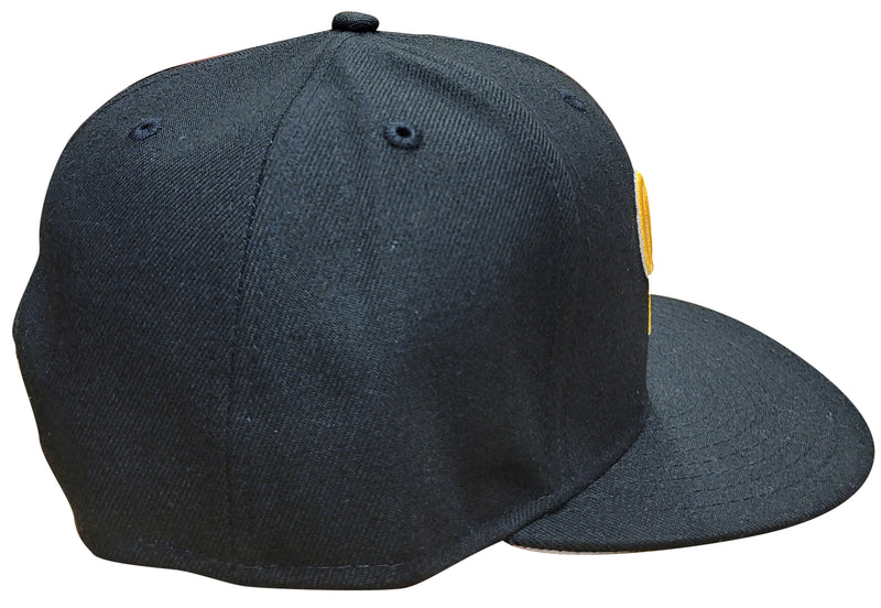 New Era 9Fifty MLB Pittsburgh Pirates Black/Yellow Logo State Snapback - OSFM