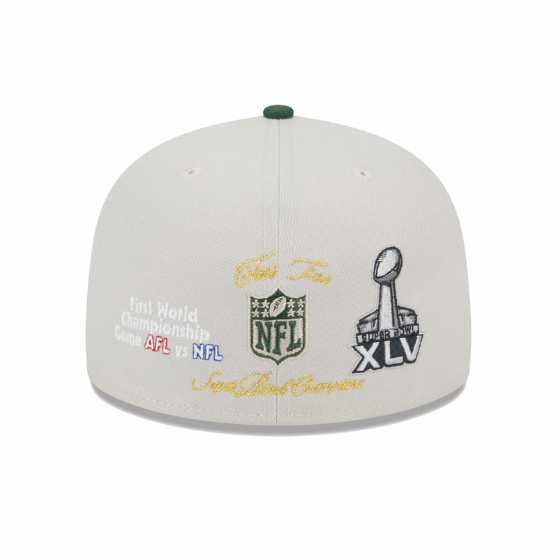 New Era Green Bay Packers "World Class" 59FIFTY (Tan) - August Shop