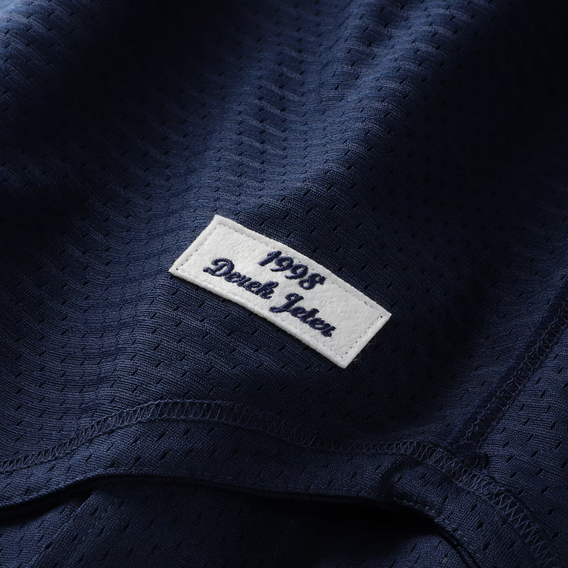 NEW YORK YANKEES DEREK JETER BUTTON UP JERSEY NAVY