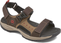 Quarter turn view Men's Dunham Footwear style name Nolan Wf Double Wide in color Java/ Vicuna. Sku: ML03705-JNA244E