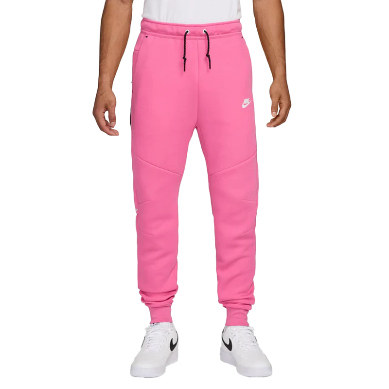 NRG TECH FLEECE SLIM CUFF PANTS PINKSICLE/WHITE