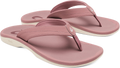 Quarter turn view Women's OluKai Footwear style name Ohana in color Coral Rose. Sku: 20110-RSZA