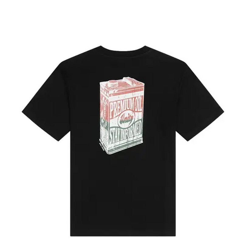 OIL CAN SHORT SLEEVE T-SHIRT BLACK