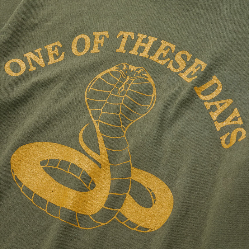 One Of These Days Cobra T-Shirt (Army Green) - August Shop