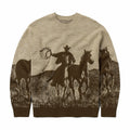 One Of These Days Spirit Of The Planes Knit Sweater (Brown) - August Shop