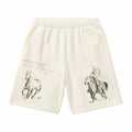 One Of These Days What Today Is For Sweat Shorts (Bone) - August Shop