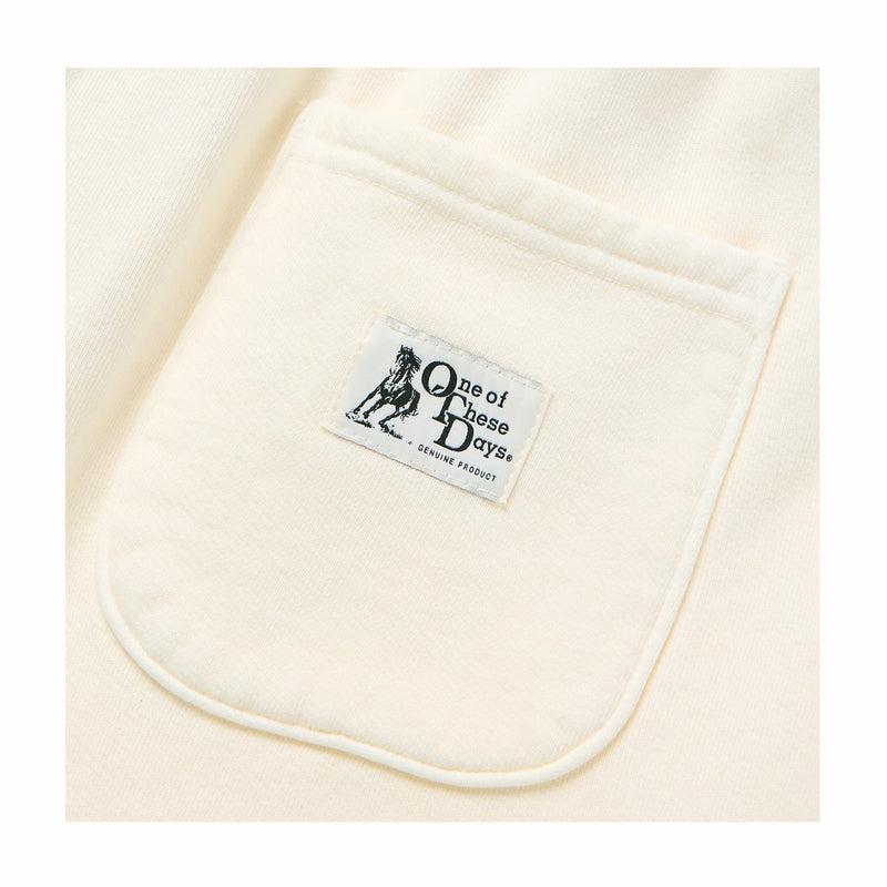 One Of These Days What Today Is For Sweat Shorts (Bone) - August Shop