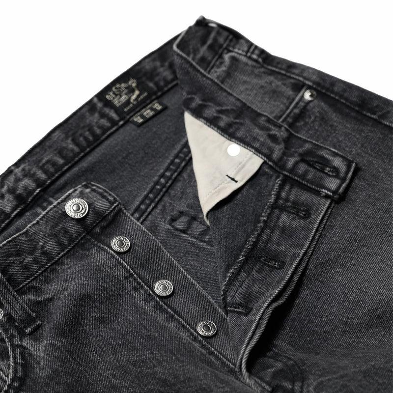 OrSlow 105 90's Black Denim - Standard Fit (Black Stone) - August Shop