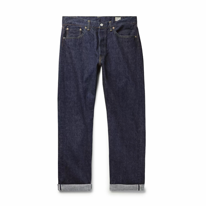 OrSlow 105XX The 1950's Selvedge Denim - One Wash (Blue) - August Shop