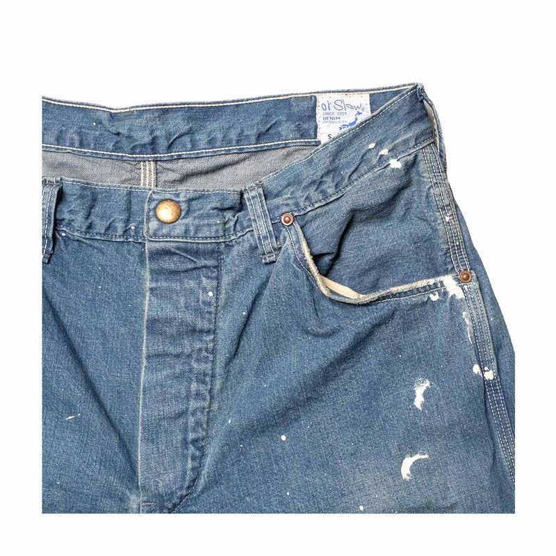 Orslow Denim Painter Pant - Paint (Used Wash) - August Shop