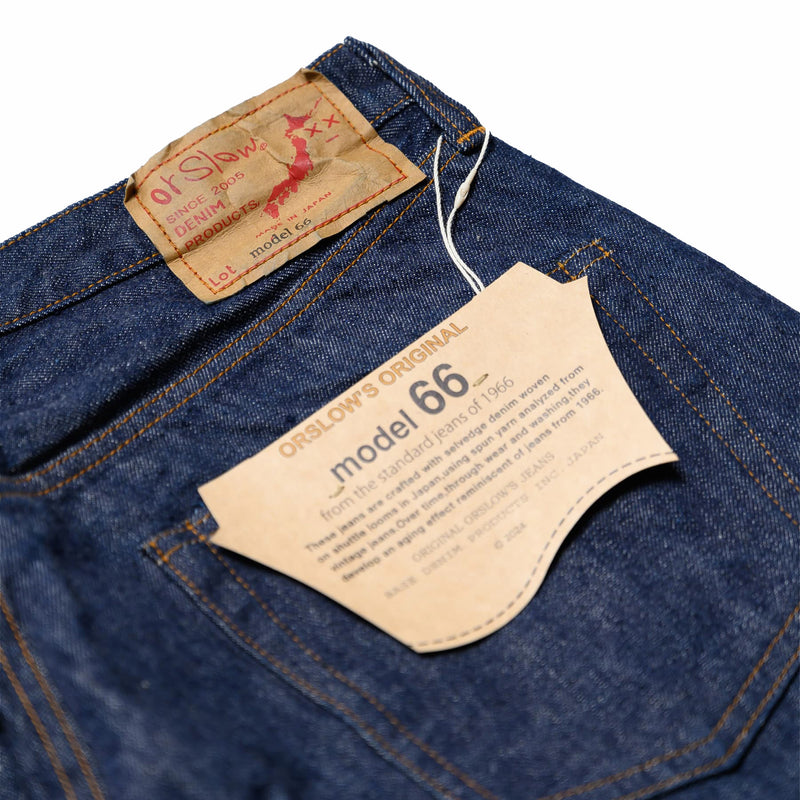 OrSlow Model 66 1966's Denim Pants - Standard Fit (One Wash) - August Shop