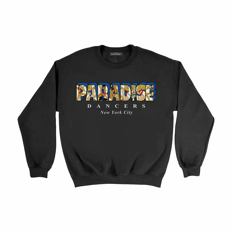 Paradise NYC Flash Dancers II Crewneck (Black) - August Shop