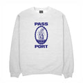Pass~Port Hercu~locks Crewneck (White Marle) - August Shop