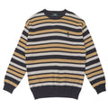 Pass~Port Organic Cotton Stripe Knit Sweater (Dark Grey) - August Shop