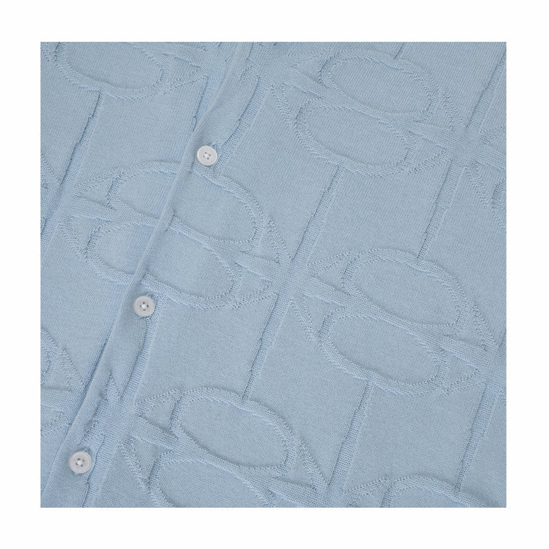 Pass~Port Soap Sparkle Organic Knitted Leagues Shirt (Powder Blue) - August Shop