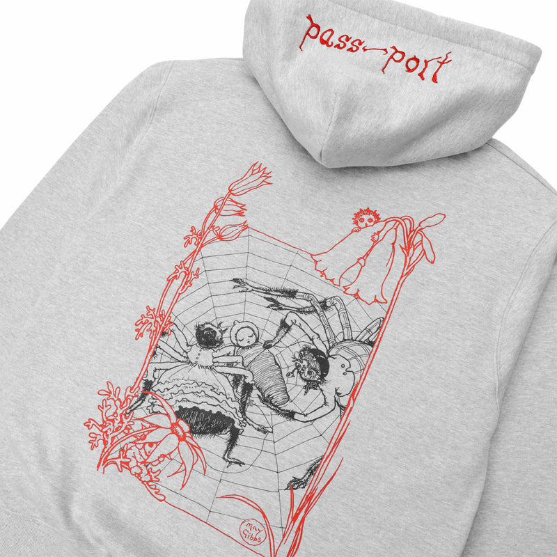 Pass~Port x May Gibbs Webbed Bed Zip Hoodie (Ash) - August Shop