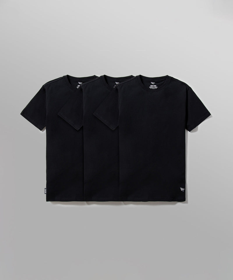 Planes Essential 3 Pack Tees- BLACK