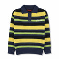 Pleasures Cooper Polo Sweater (Yellow) - August Shop
