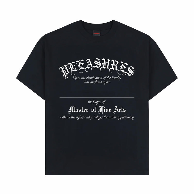 Pleasures Degree T-Shirt (Black) - August Shop