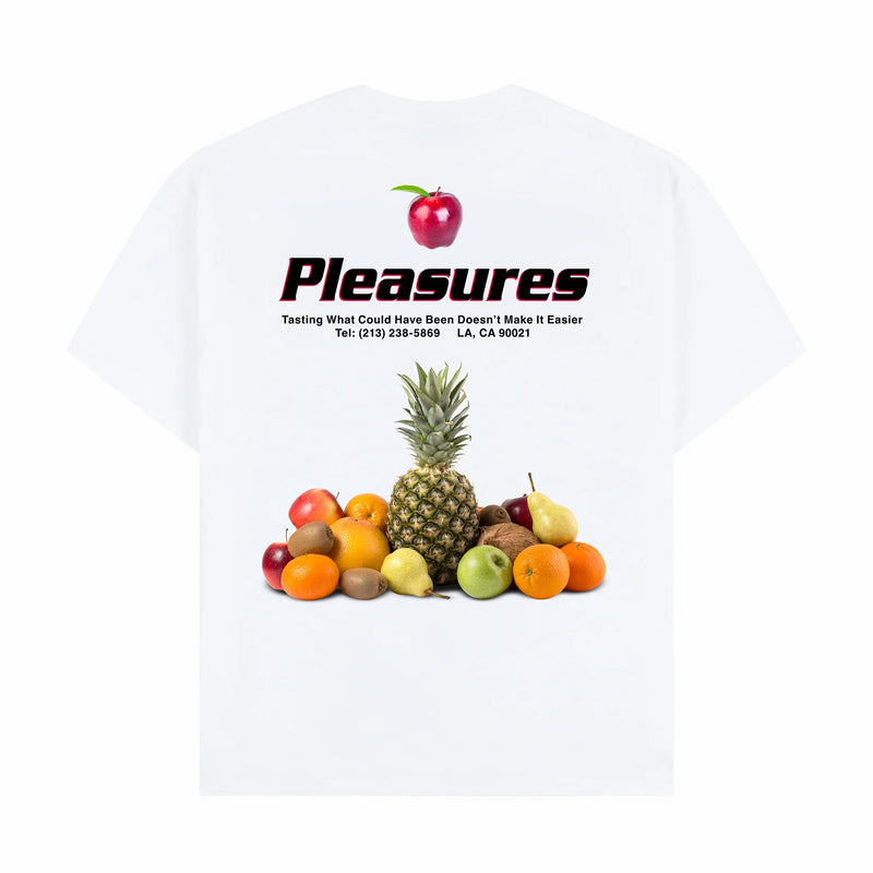 Pleasures Delivery T-Shirt (White) - August Shop