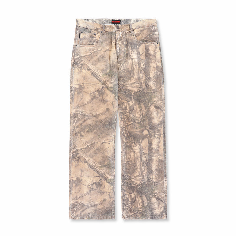 Pleasures Hendrix Flare Jeans (Brown Tree) - August Shop