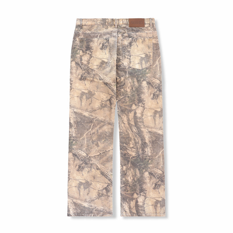 Pleasures Hendrix Flare Jeans (Brown Tree) - August Shop
