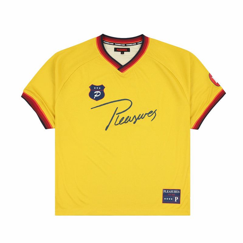 Pleasures Mona Sport Shirt (Yellow) - August Shop