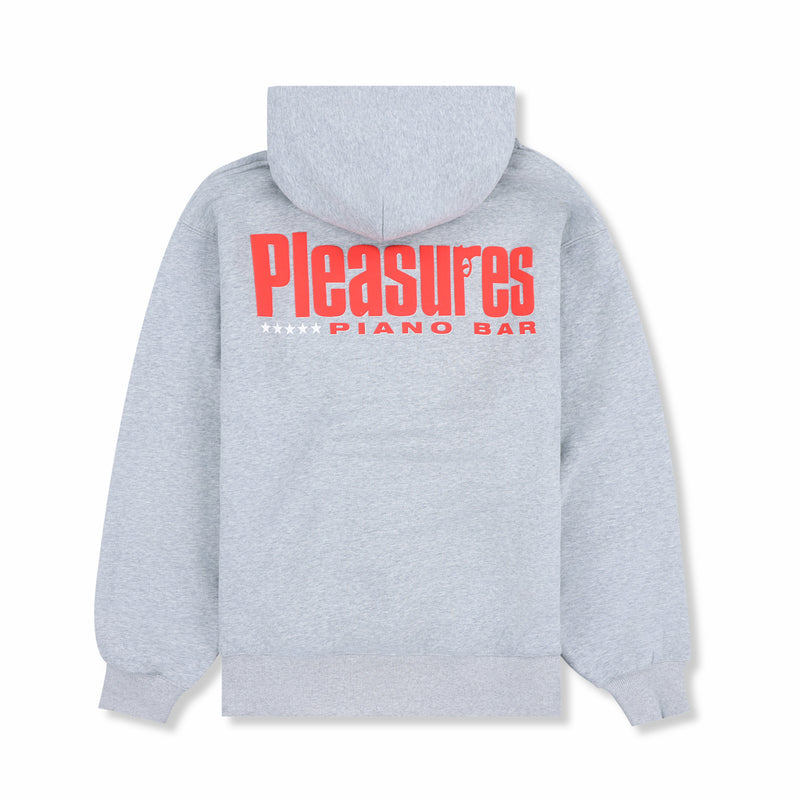 Pleasures Piano Bar Hoodie (Heather Grey) - August Shop