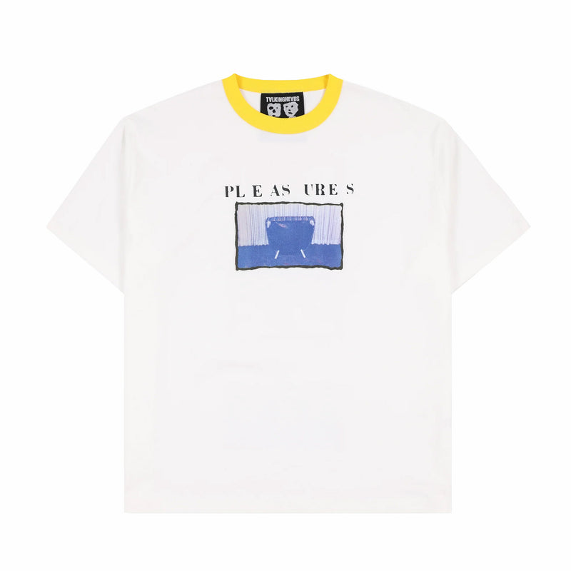 Pleasures Speaking Heavyweight Shirt (White) - August Shop