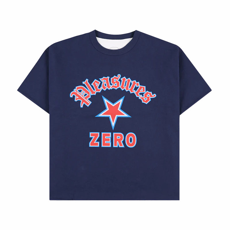 Pleasures Stars Reversible T-Shirt (Navy) - August Shop
