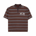 Pleasures Teleport Boxy Polo (Brown) - August Shop