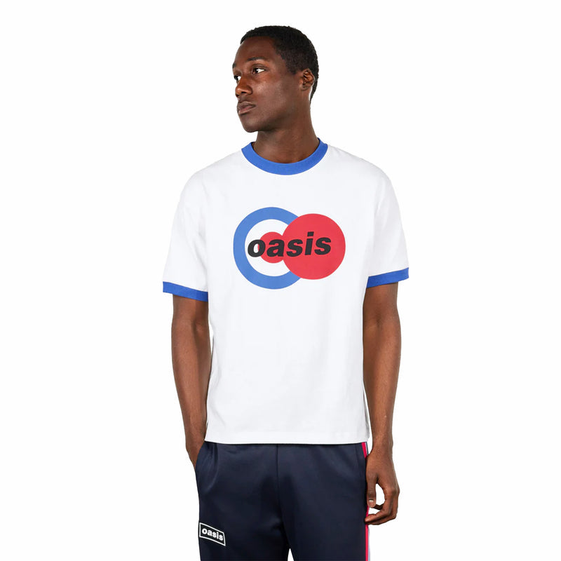 Pleasures x Oasis 1966 Ringer T-Shirt (White) - August Shop