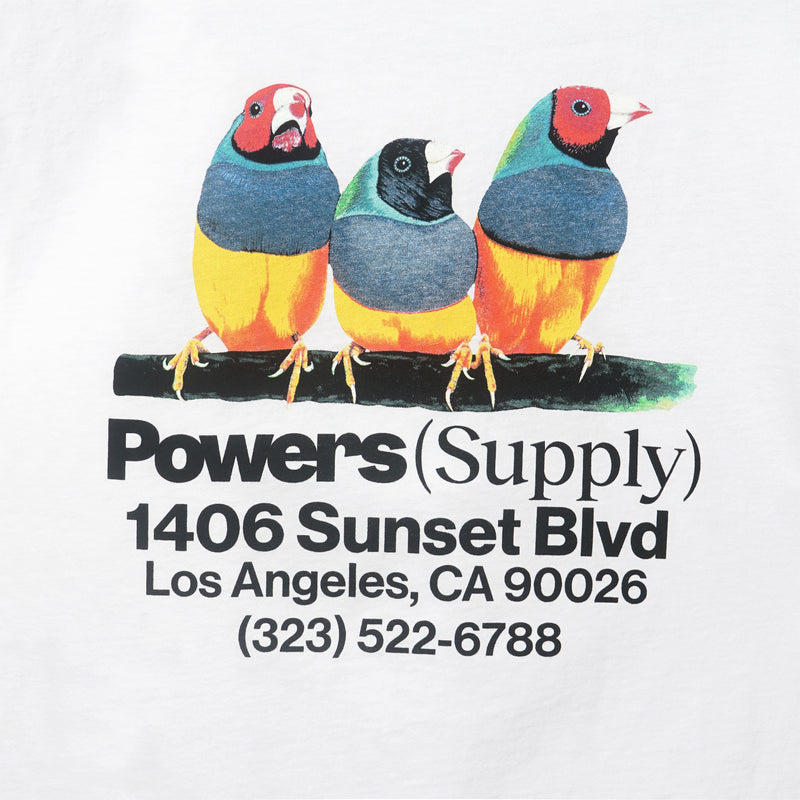 Powers Supply Birds Tee (White) - August Shop