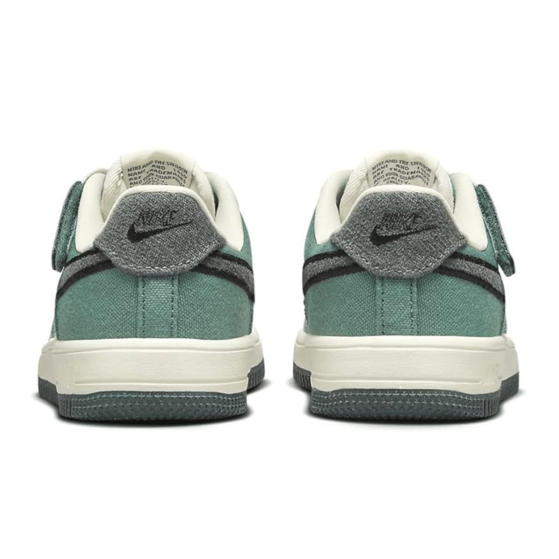 Preschool Air Force 1 Low EasyOn LV8 3 Coconut Milk/Vintage Green (HJ4293 100)