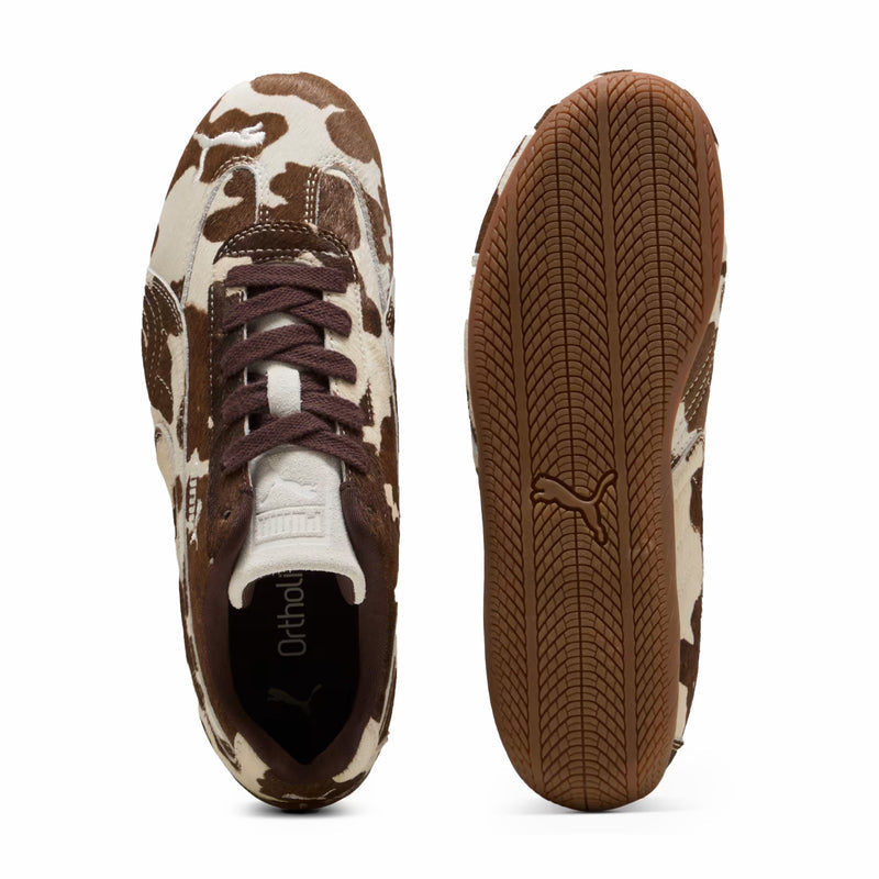 Puma Women's Speedcat Cow (Chocolate Brown/Gum) - August Shop