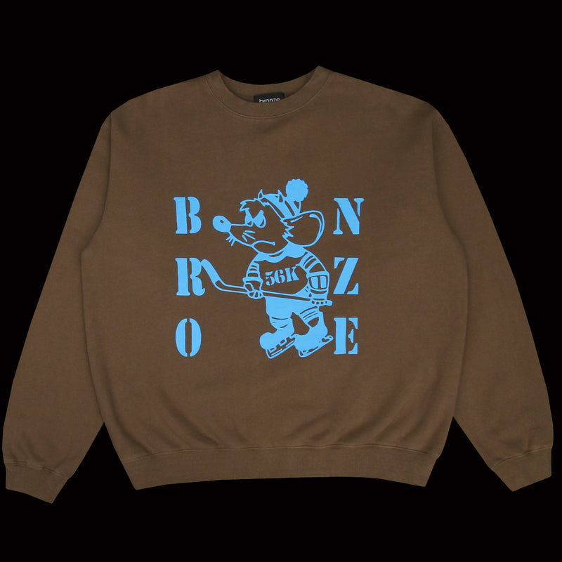 Bronze 56k Rat Crewneck Brown
