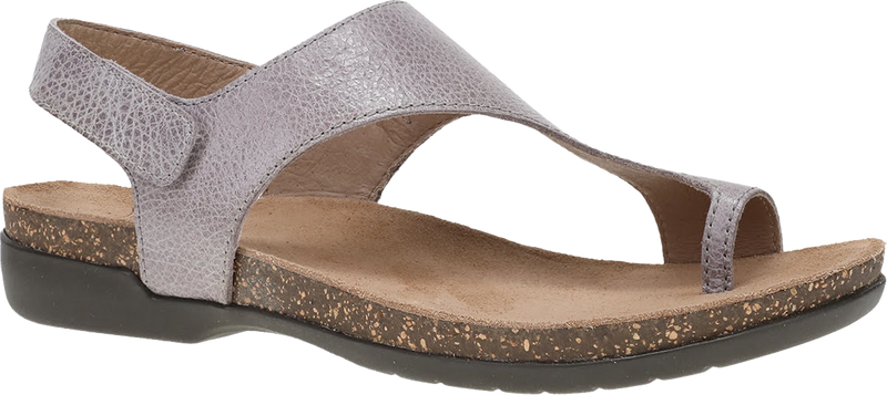 Quarter turn view Women's Dansko Footwear style name Reece in color Dusty Lilac. Sku: 6024855300