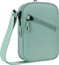 Quarter turn view Women's Sherpani Hand Bag style name Rogue in color Surf. Sku: 26-ROGUE04110