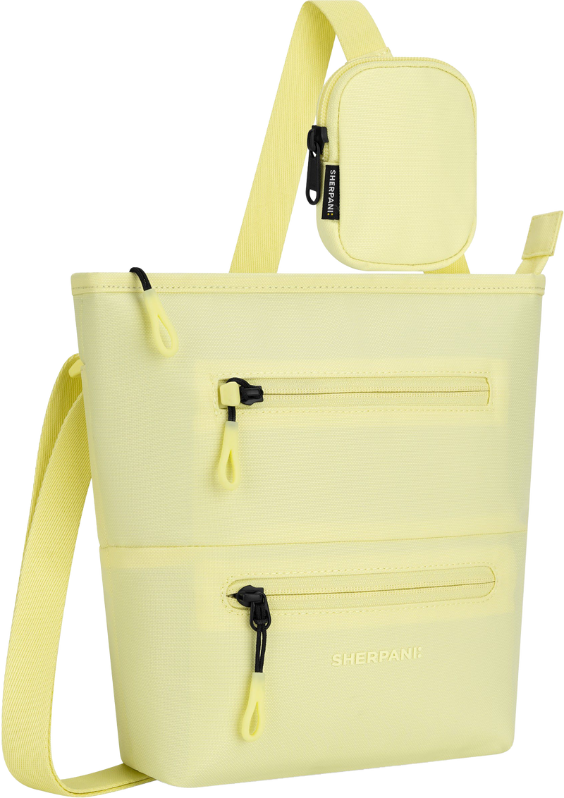 Quarter turn view Women's Sherpani Hand Bag style name Sadie in color Sol. Sku: 26-SADIE06110