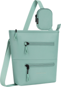 Quarter turn view Women's Sherpani Hand Bag style name Sadie in color Surf. Sku: 26-SADIE04110