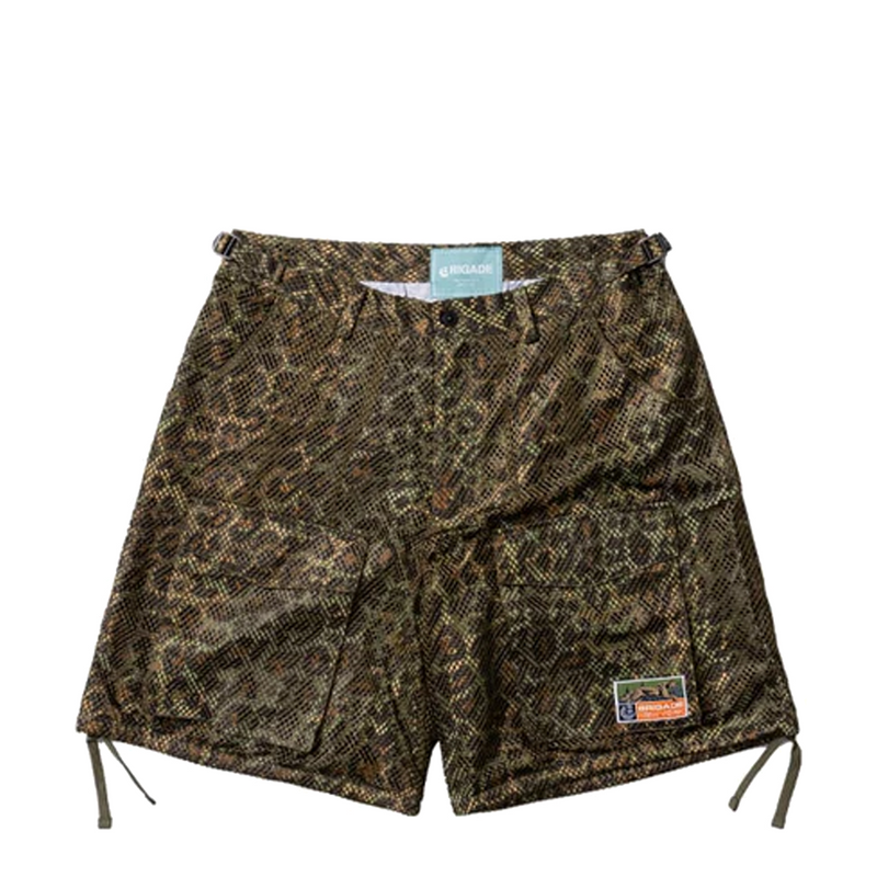 SAFARI WIDE CARGO SHORTS OLIVE