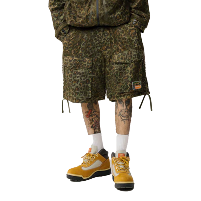 SAFARI WIDE CARGO SHORTS OLIVE
