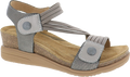 Quarter turn view Women's Birkenstock Footwear style name Saint in color Bronze Multi. Sku: 4034922
